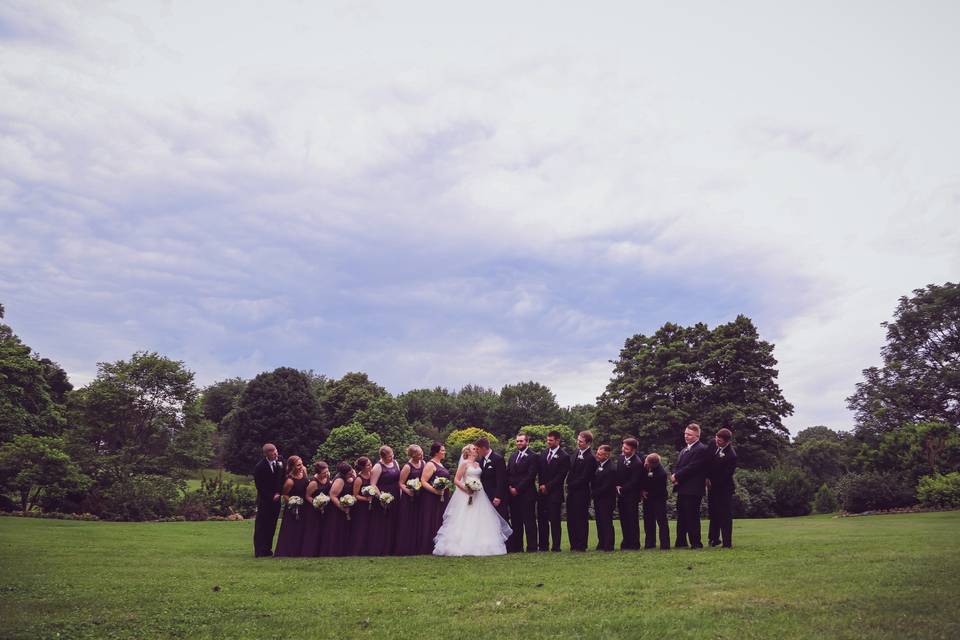 Spring wedding in Iowa