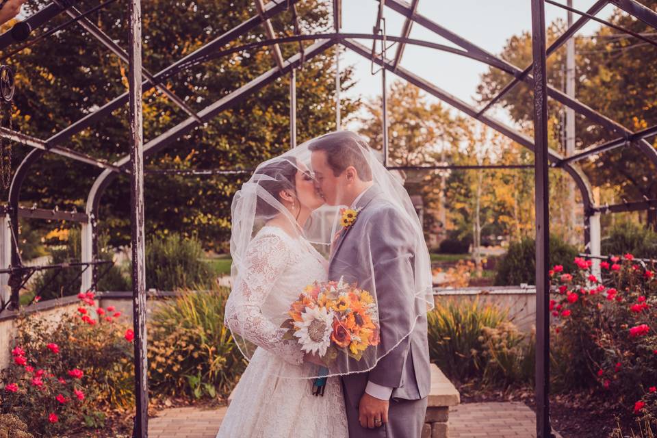 Fall wedding in Iowa