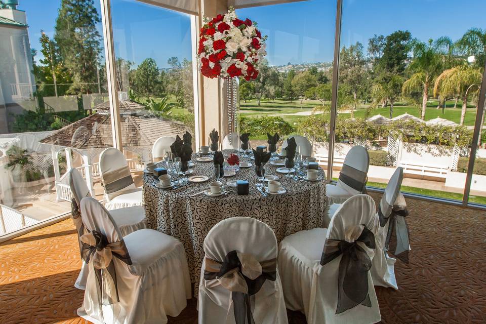 Reception area during the day