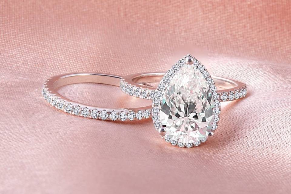 Halo Diamond Ring