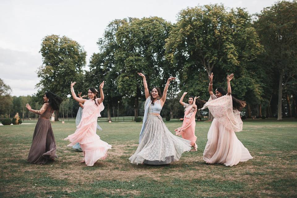 Weding in Burgundy