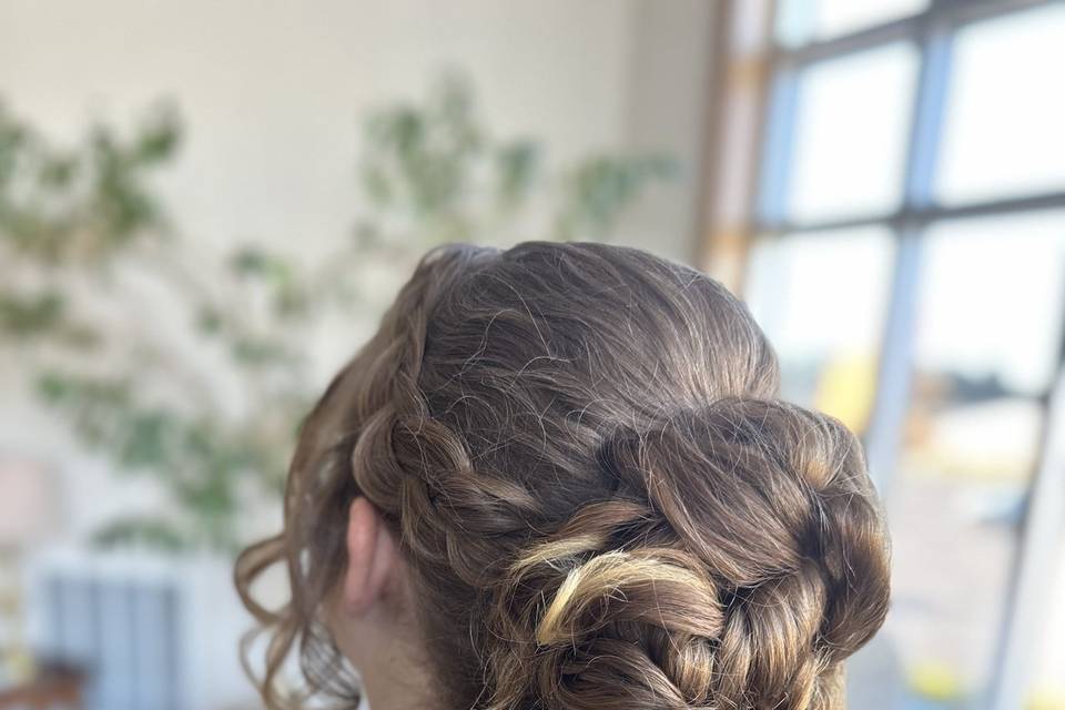 Loose updo
