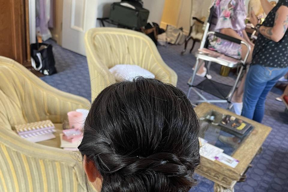 Low updo