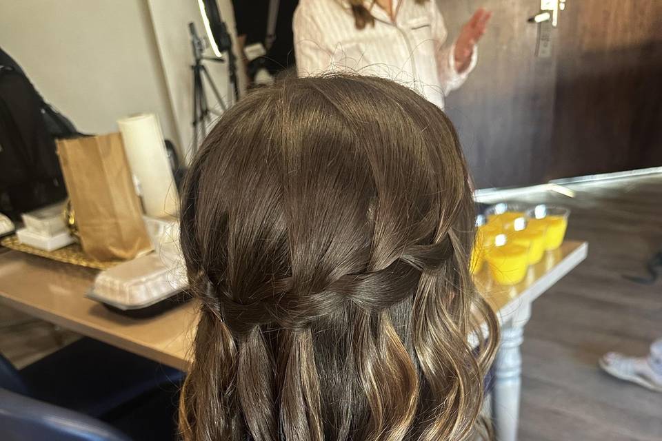 Waterfall braids