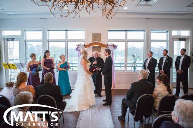 Indoor wedding