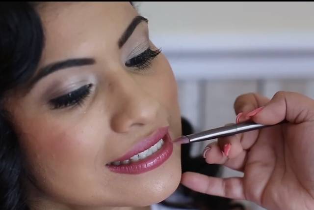 Lush Bridal Makeup and Hair