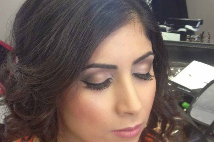 Lush Bridal Makeup and Hair