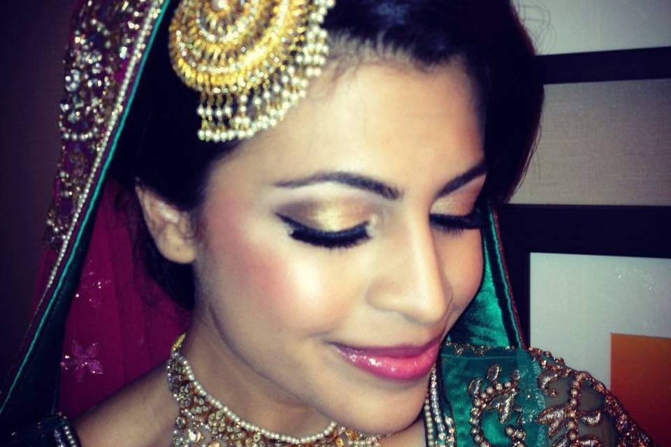 Lush Bridal Makeup and Hair