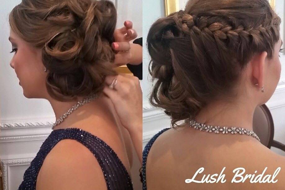Lush Bridal Makeup and Hair