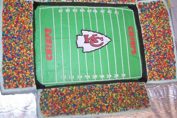 Football Stadium Groom's cake