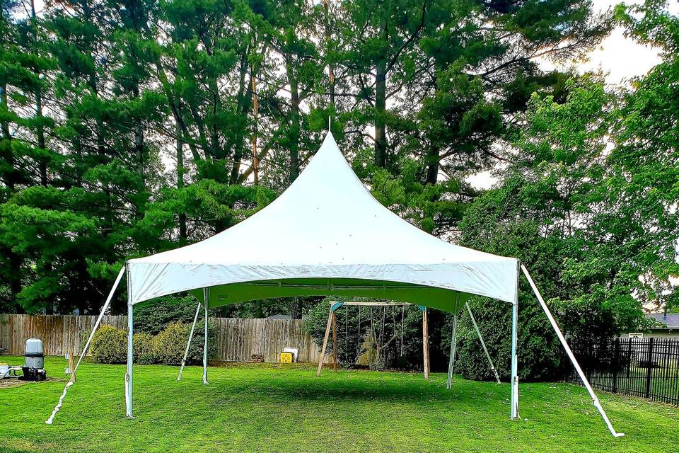 20'X20 High Peak Tent