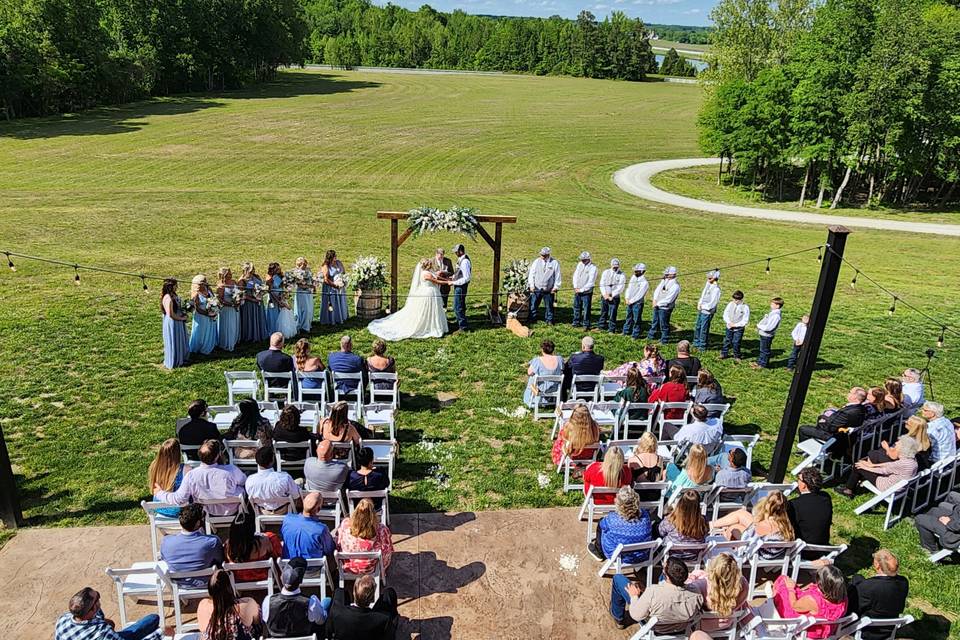 Wedding ceremony site