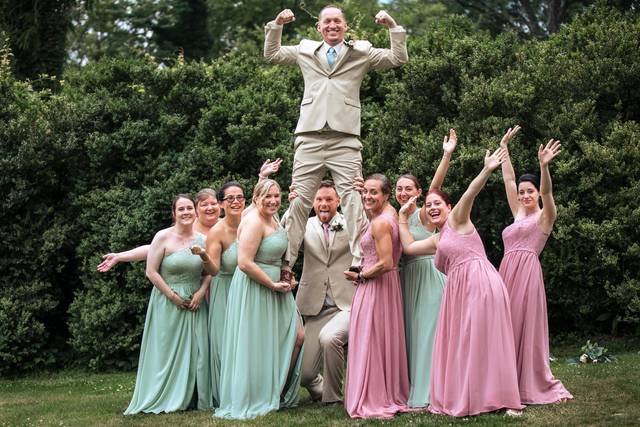 Wedding party fun