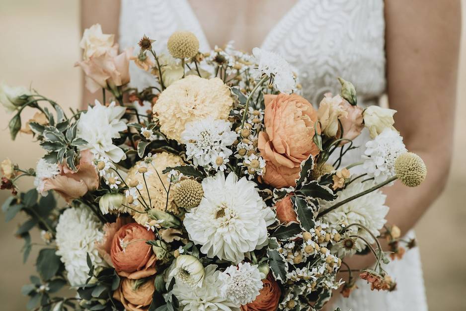 Noga + Lucas rustic bouquet