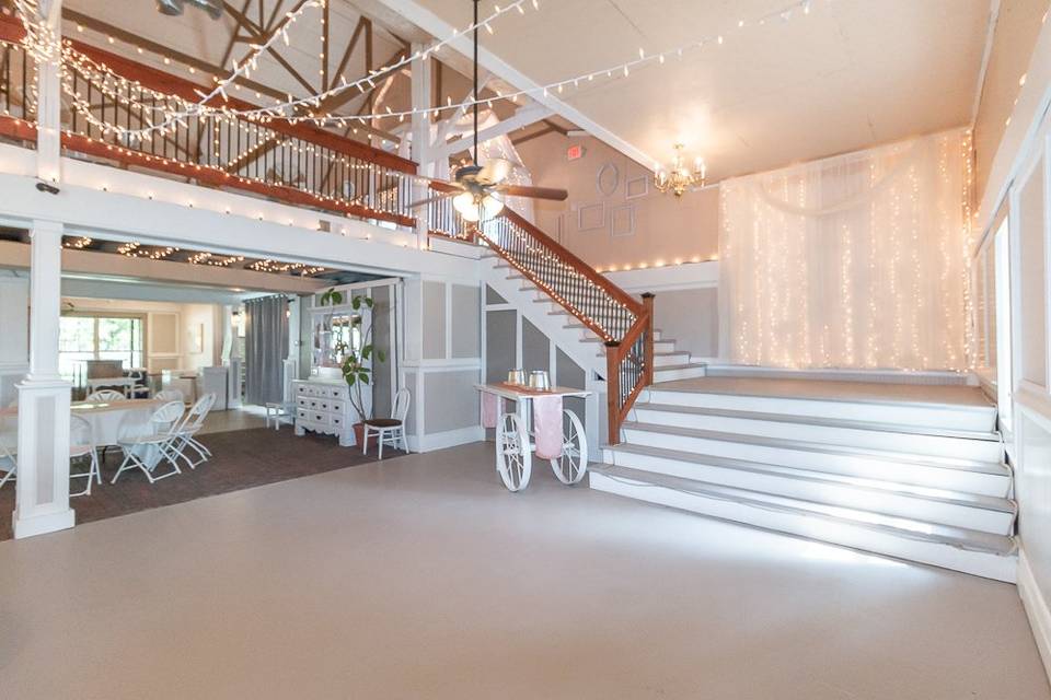 Stairs to Wedding Reception