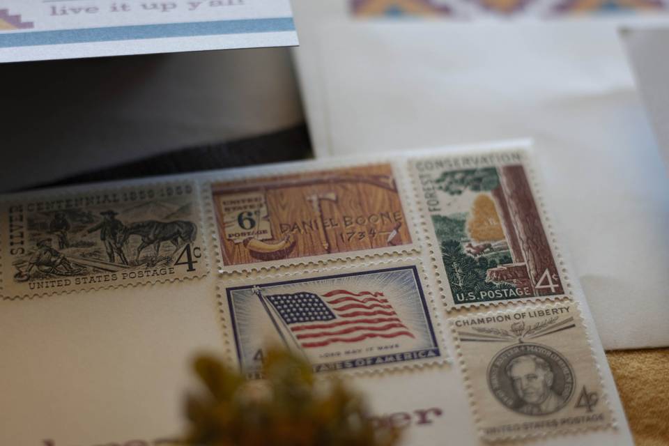 Vintage Stamp Curation