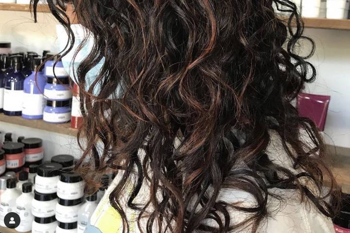 Balayage on Curly Hair
