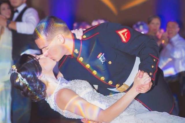 Couple kissing