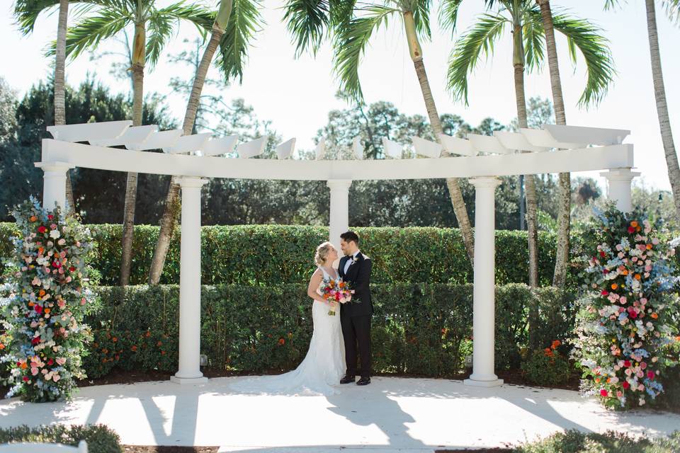 Outdoor garden wedding