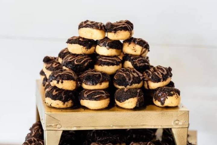 Death by Chocolate Donut Stack