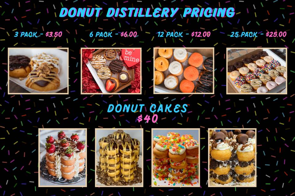 Donuts and Donut Cake Pricing