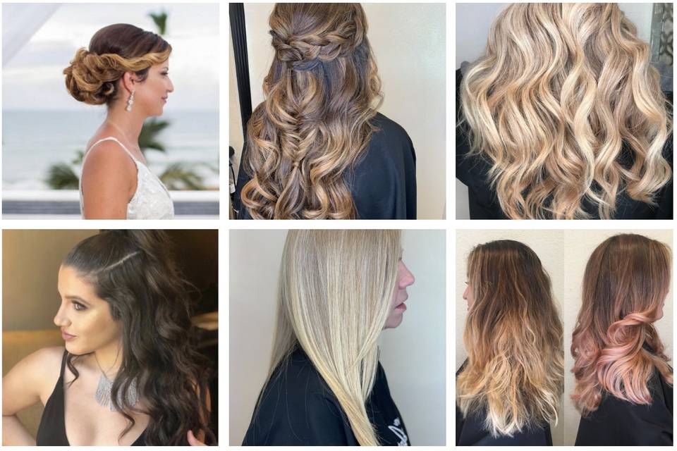 Boho waves and chic updos