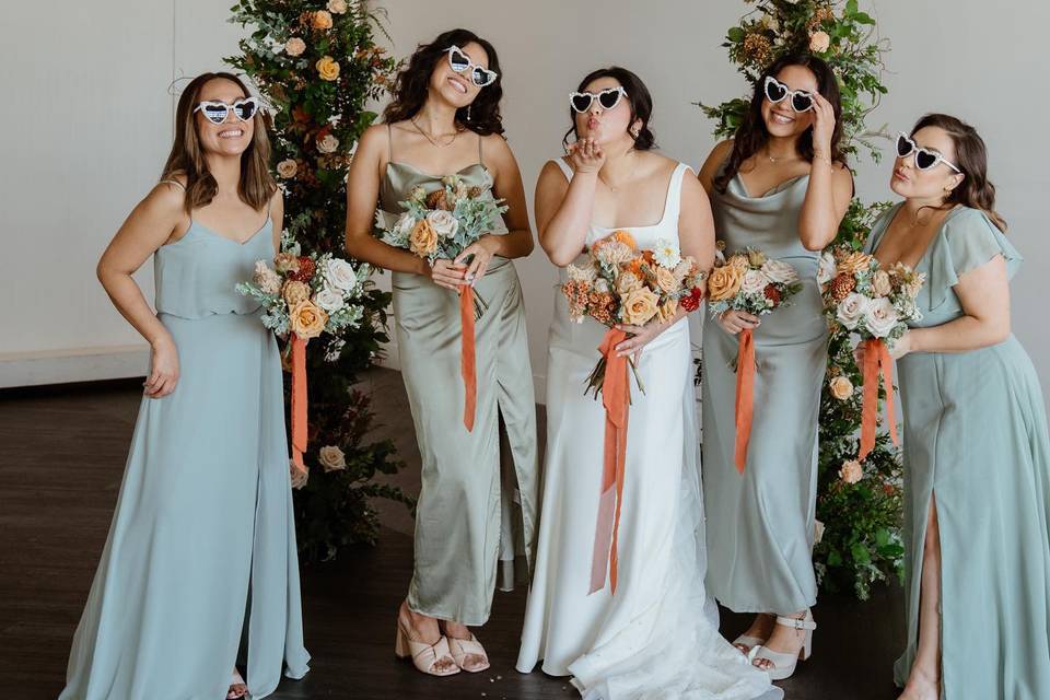 Julep Venue bridal party