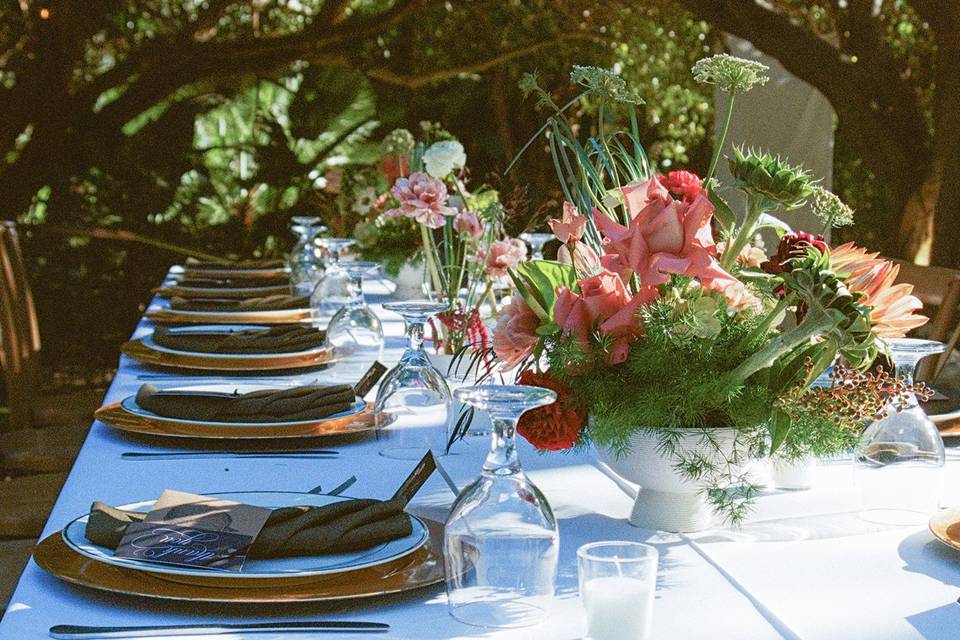 Reception decor