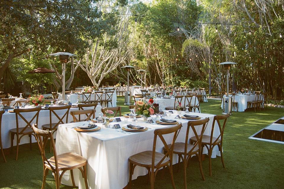 Reception decor