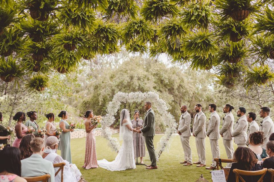Ethereal Gardens ceremony