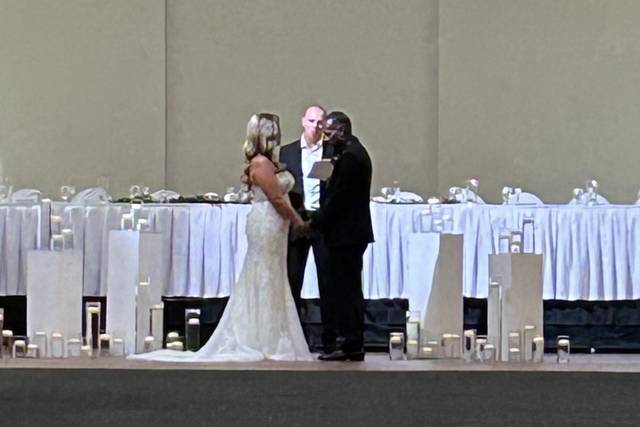 Ceremony on Dance Floor