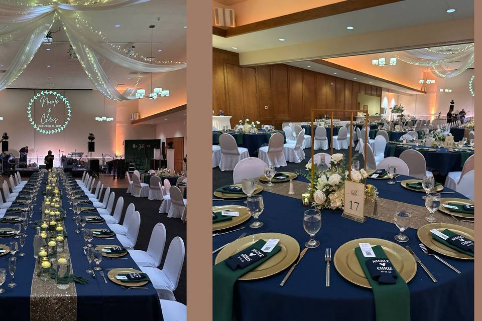 Ceremony on Dance Floor