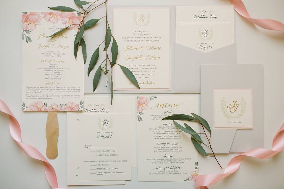 Floral Invitation Suite