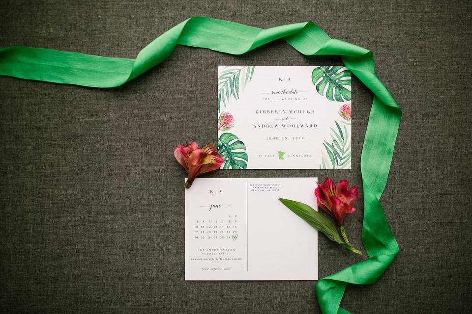 Tropical Save the Date