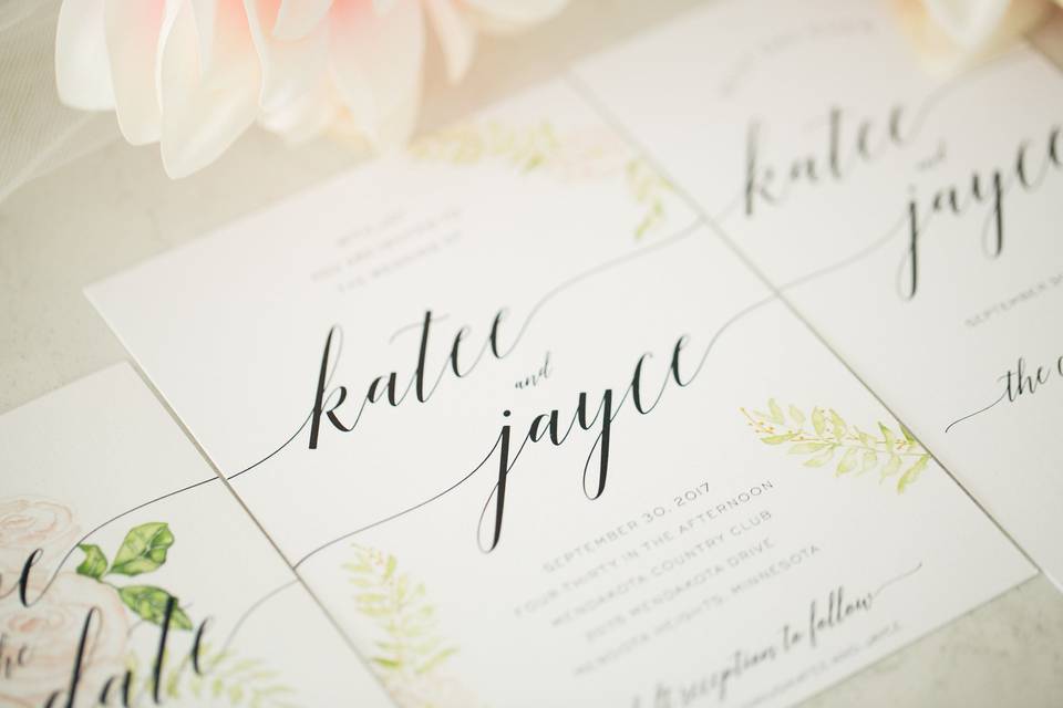 Watercolor Invitation