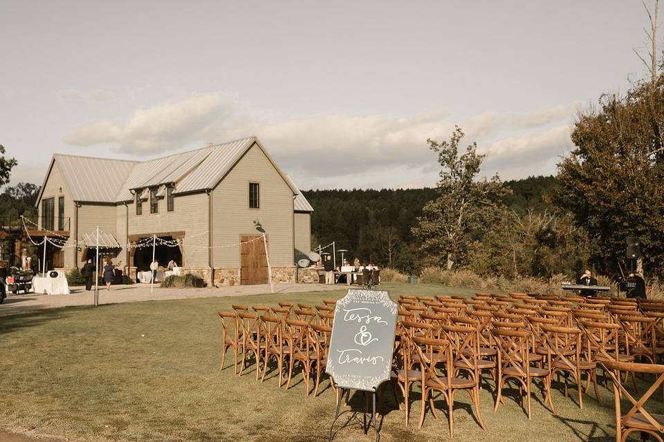 Wedding setup