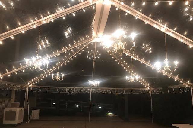 DECEMBER WEDDING IN THE MAKING! 30 x 75 Clear-view-tent.
