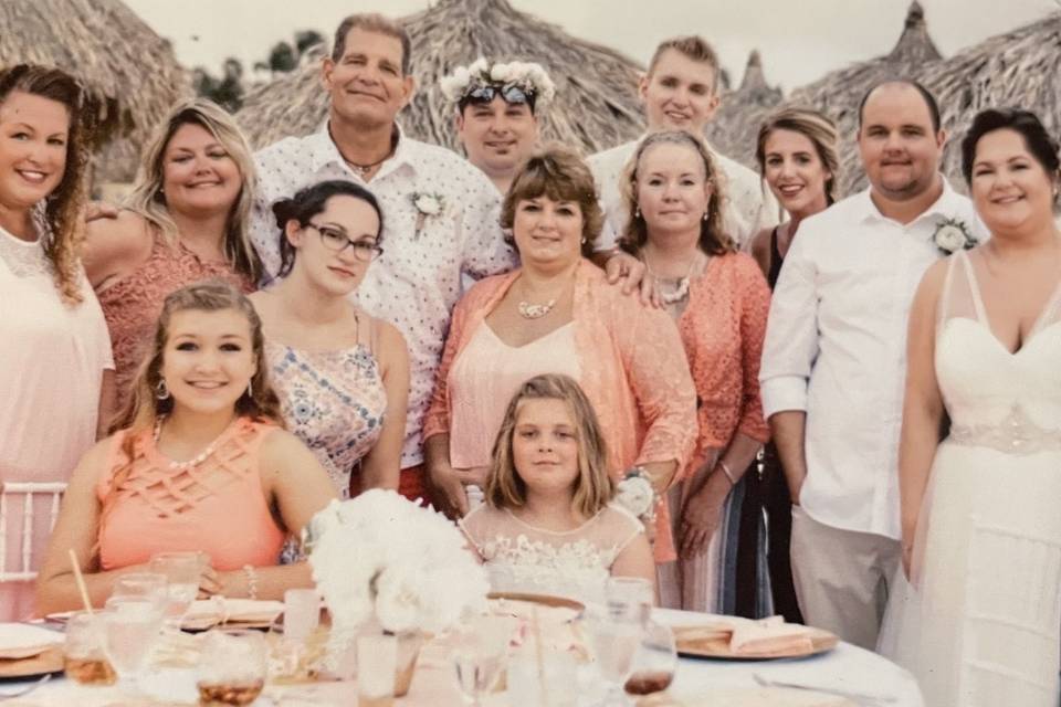 Wedding Couple 's Family