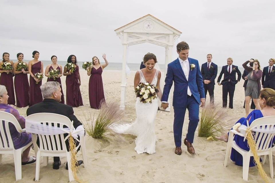 Cape May Beach Wedding
