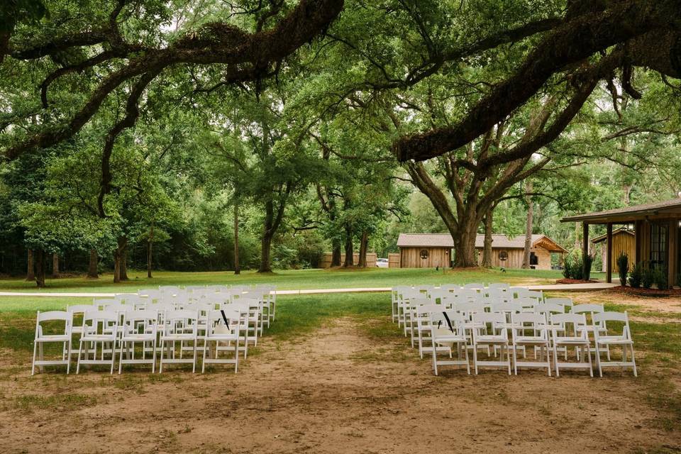 Ceremony set up