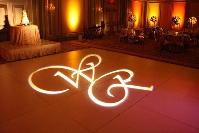 Dance floor monogram