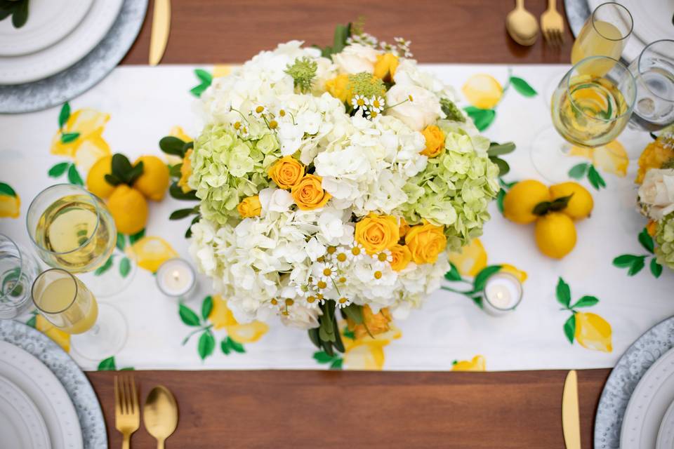 Lemony Centerpieces