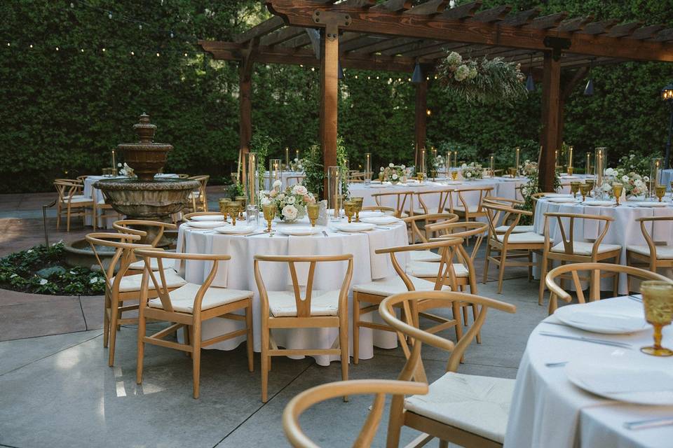 Franciscan Garden Table Detail