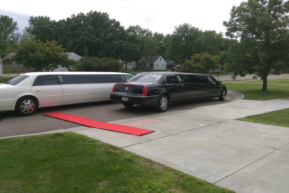 Use one or both of our cars for your special day, be sure to ask for the 