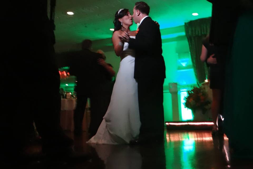 Couple dancing