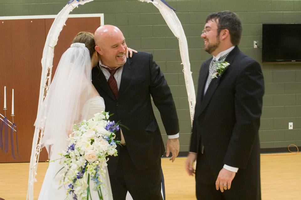 Indoor wedding