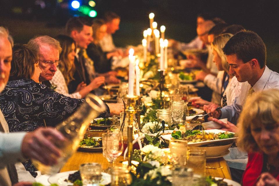 Reception in the Oak Grove