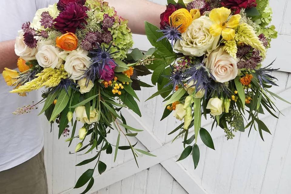 Fall Attendant Bouquets