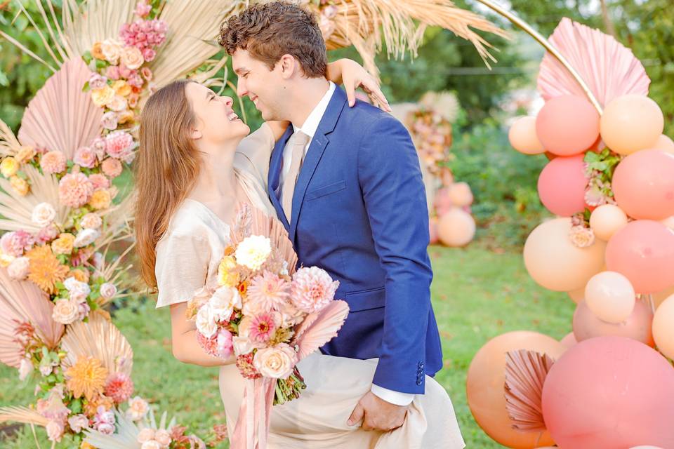 Backyard Boho Elopement