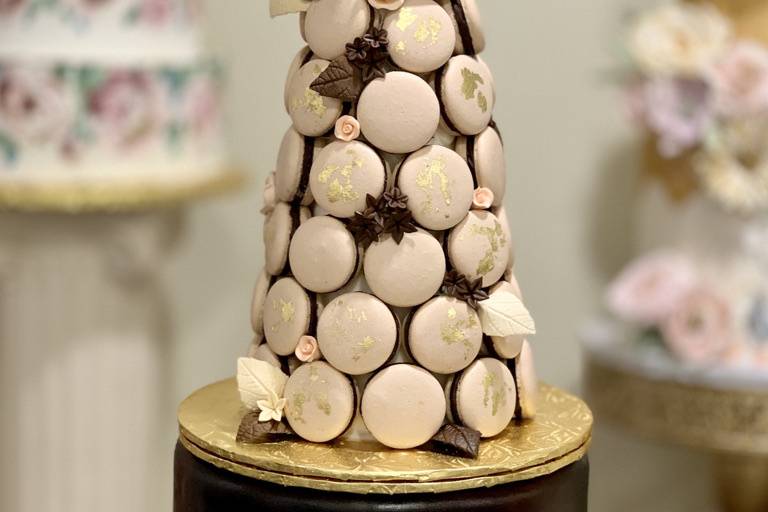 Fabulous macaron tower!